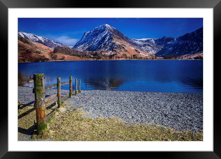 Fleetwith on Buttermere Framed Mounted Print by Peter Stuart