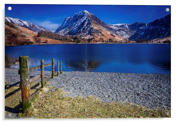  Fleetwith on Buttermere Acrylic by Peter Stuart