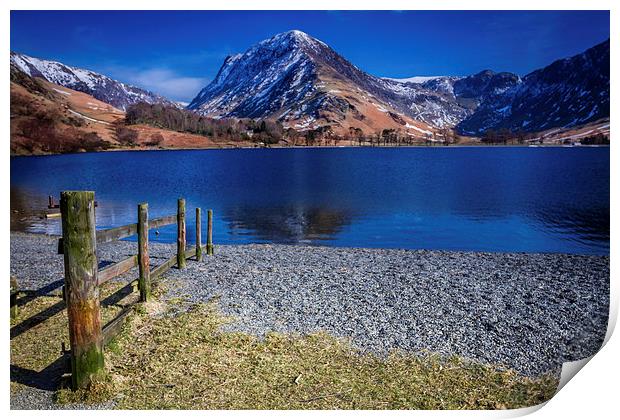  Fleetwith on Buttermere Print by Peter Stuart