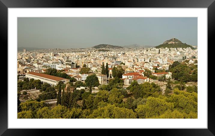  Athens Framed Mounted Print by Stephen Taylor
