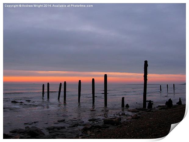  Suffolk Shore Print by Andrew Wright
