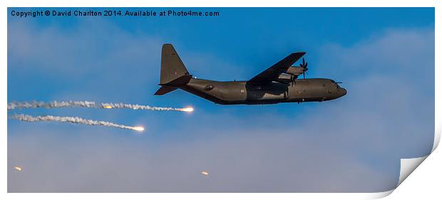  Hercules C130 Print by David Charlton