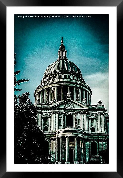  London St Pauls Framed Mounted Print by Graham Beerling