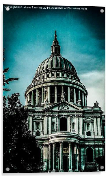  London St Pauls Acrylic by Graham Beerling