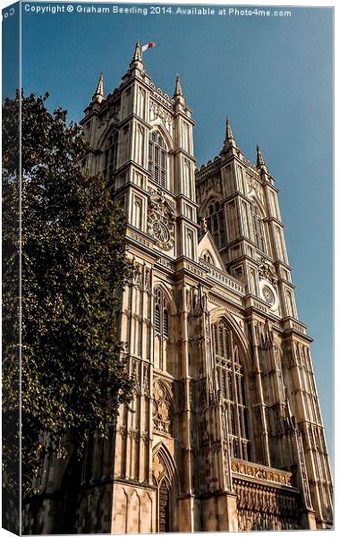 Westminster Abbey Canvas Print by Graham Beerling