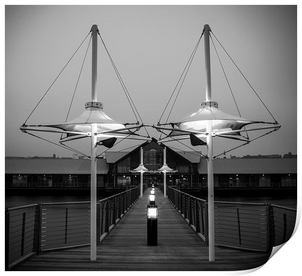 Symmetry in Dundee Print by Stuart Sinclair