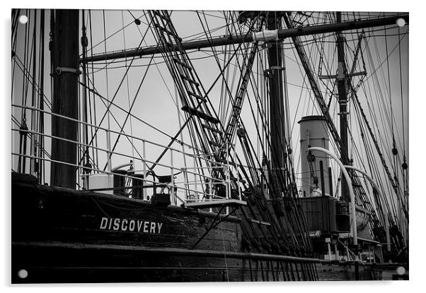 RRS Discovery Acrylic by Stuart Sinclair