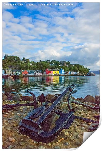Tobermory 2 Isle of Mull  Print by Chris Thaxter