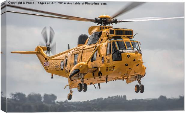 RAF Rescue Seaking  Canvas Print by Philip Hodges aFIAP ,