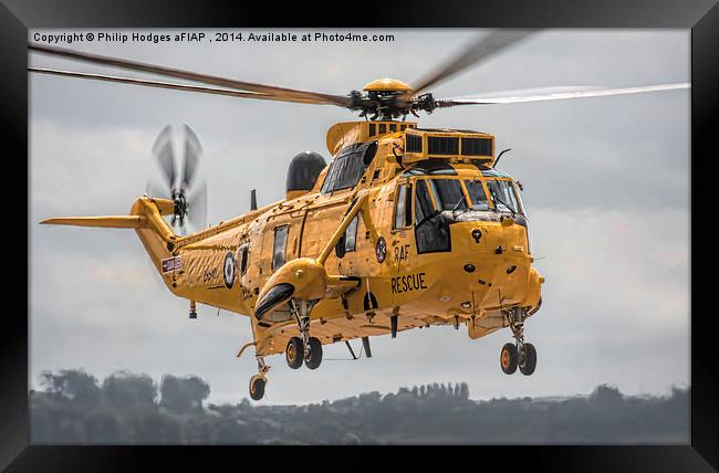 RAF Rescue Seaking  Framed Print by Philip Hodges aFIAP ,