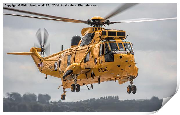 RAF Rescue Seaking  Print by Philip Hodges aFIAP ,