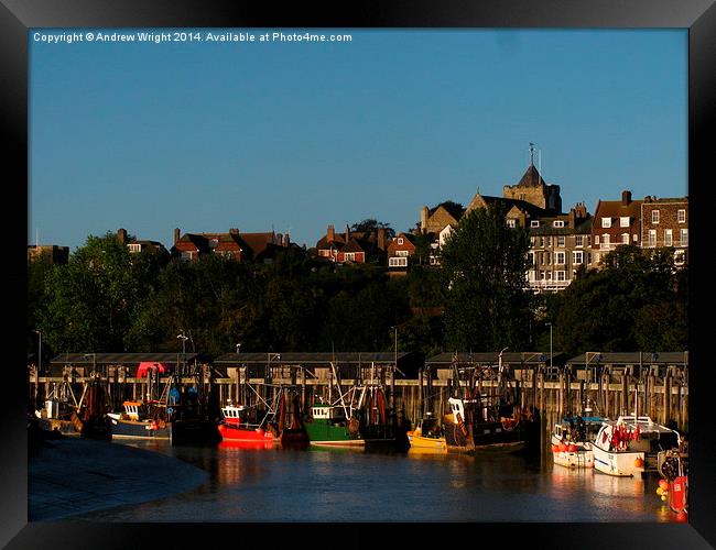  Fishing Boats, Rye, Sussex Framed Print by Andrew Wright