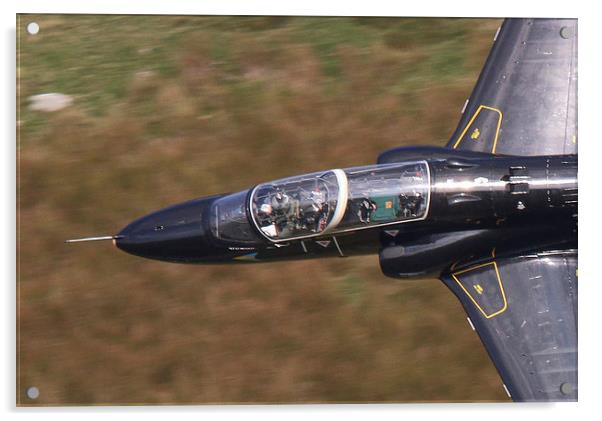  Hawk Jet Cockpit Acrylic by paul lewis