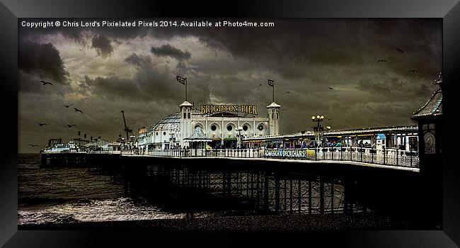  Another Chilly Day In Brighton Framed Print by Chris Lord