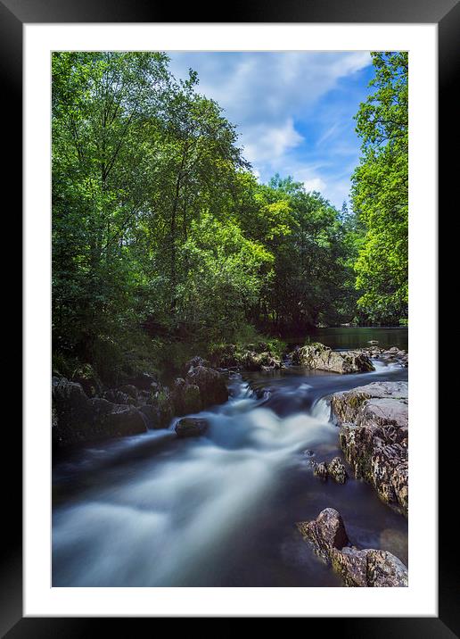  Summer River Framed Mounted Print by Ian Mitchell