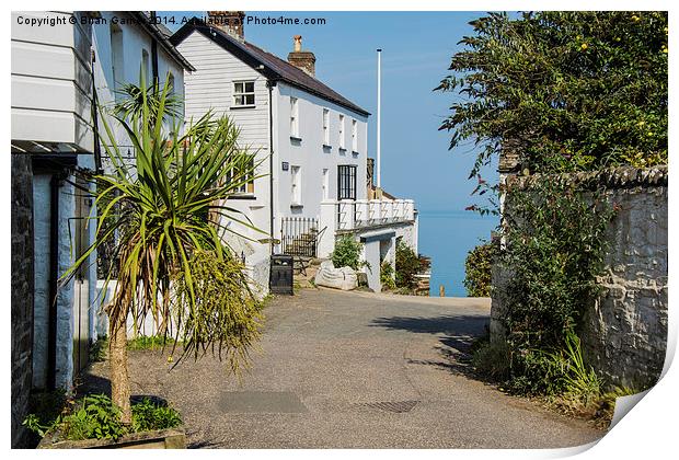  Bucks Mills, North Devon Print by Brian Garner