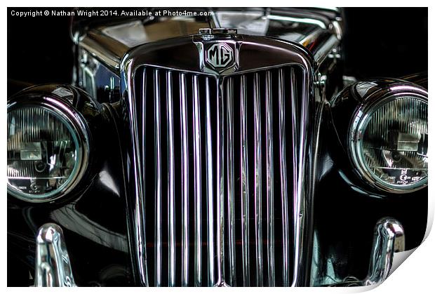  MG classic Print by Nathan Wright