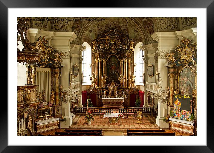  Peasant Cathedral In Soll - Austria Framed Mounted Print by Robert Murray