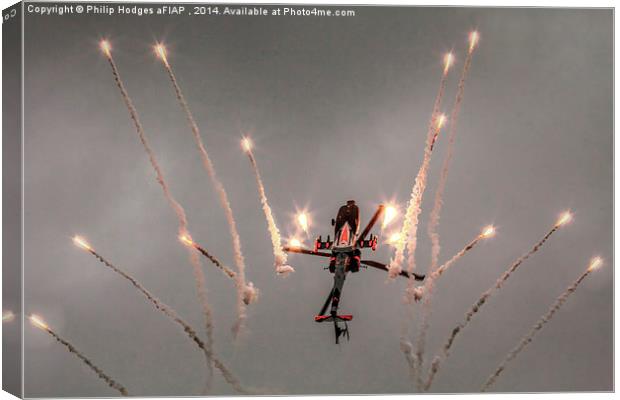 Apache Fireworks  Canvas Print by Philip Hodges aFIAP ,