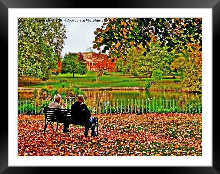 Autumn of Their Years.  Framed Mounted Print by Jason Williams