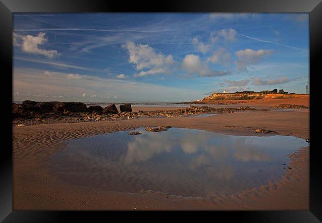  Reflections in a pool Framed Print by Stephen Prosser