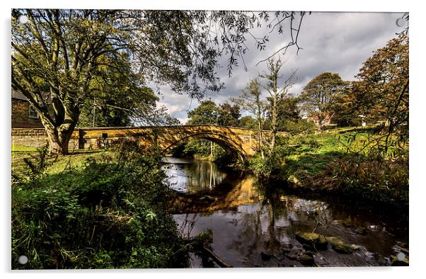  Lealholm Bridge Acrylic by keith sayer