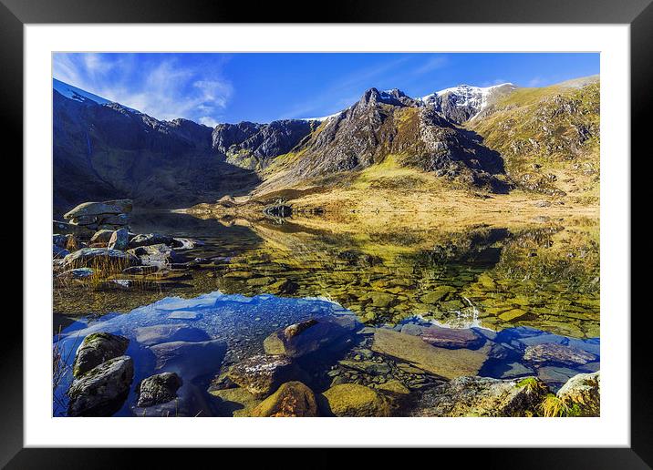  Lake at Dawn Framed Mounted Print by Ian Mitchell