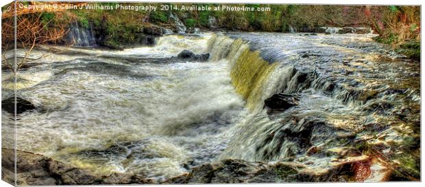  Upper Falls Aysgarth 1 - Yorkshire Dales Canvas Print by Colin Williams Photography