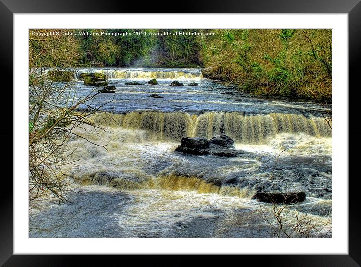  Upper Falls Aysgarth 2 - Yorkshire Dales Framed Mounted Print by Colin Williams Photography