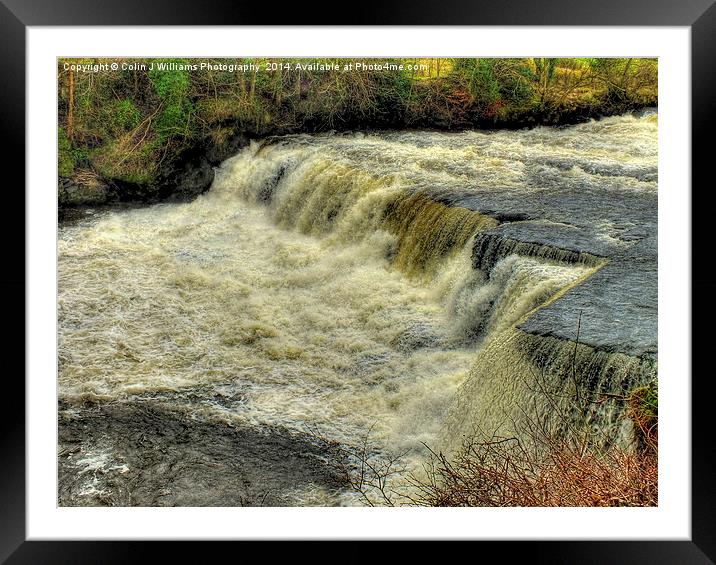  Middle Falls Aysgarth  - Yorkshire Dales Framed Mounted Print by Colin Williams Photography