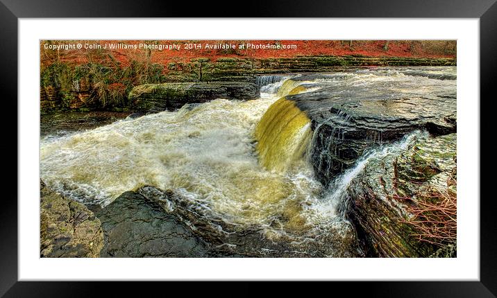   Lower Falls Aysgarth 1 - Yorkshire Dales Framed Mounted Print by Colin Williams Photography