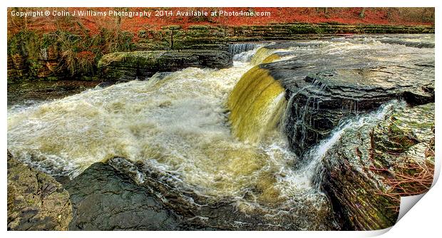   Lower Falls Aysgarth 1 - Yorkshire Dales Print by Colin Williams Photography