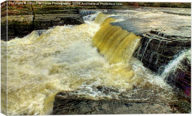  Lower Falls Aysgarth 2 - Yorkshire Dales Canvas Print by Colin Williams Photography
