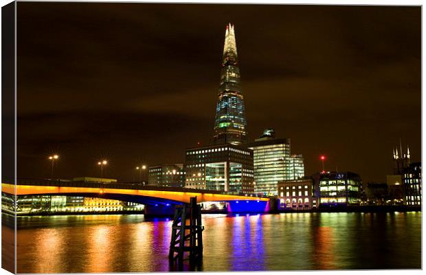  The Shard Canvas Print by Malcolm Smith