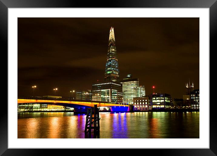  The Shard Framed Mounted Print by Malcolm Smith