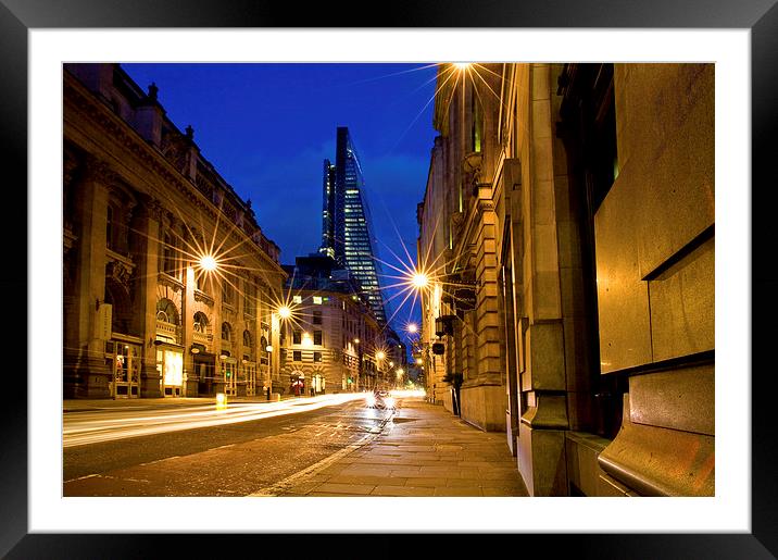  The Cheesegrater Framed Mounted Print by Malcolm Smith