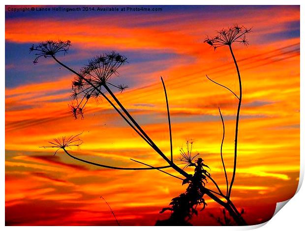  Sunset #2 Print by Lance Hollingworth