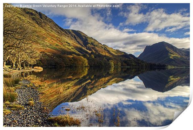  Buttermere Print by Jamie Green