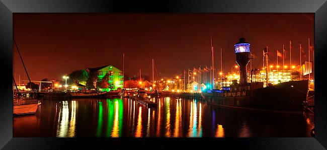  Spurn point Lightship in Hull docks Framed Print by Jon Fixter