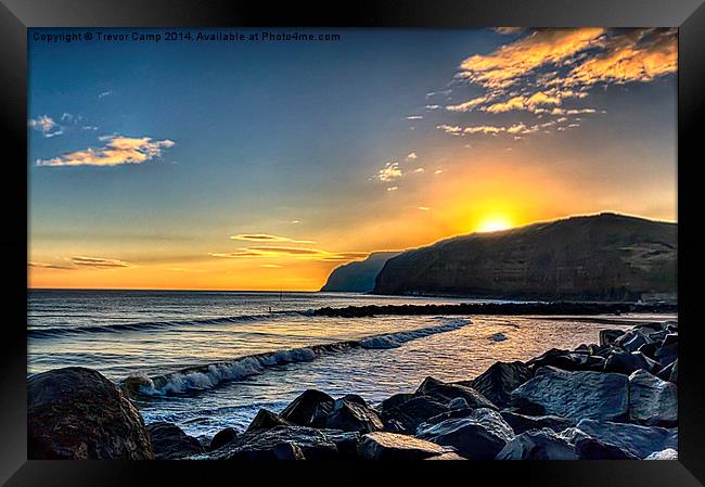  Calm Morning Framed Print by Trevor Camp