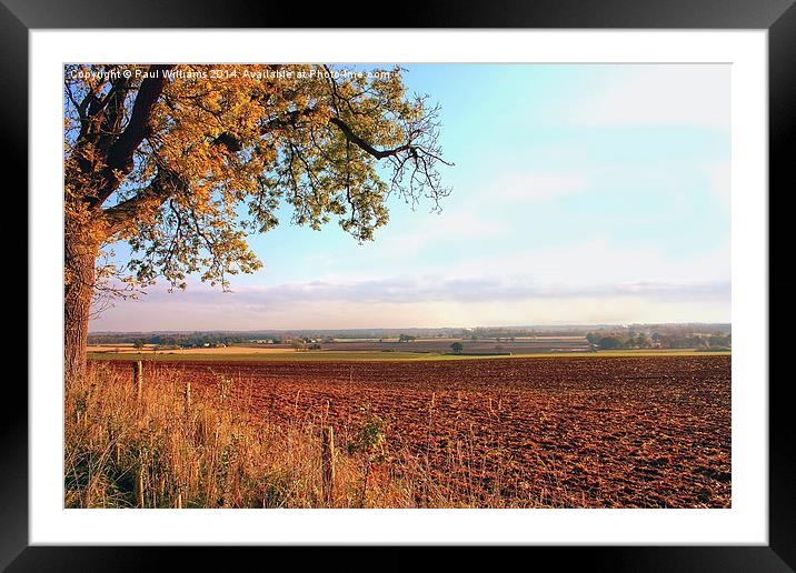  A Shropshire Landscape Framed Mounted Print by Paul Williams