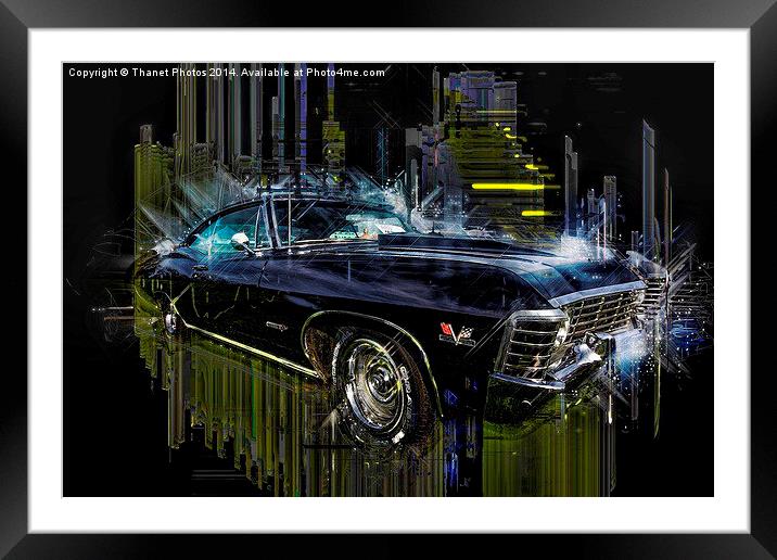  Abstract Chevrolet Impala Framed Mounted Print by Thanet Photos