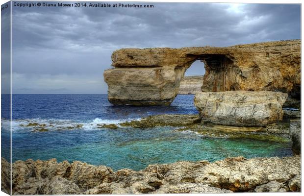  The Azure Window Canvas Print by Diana Mower