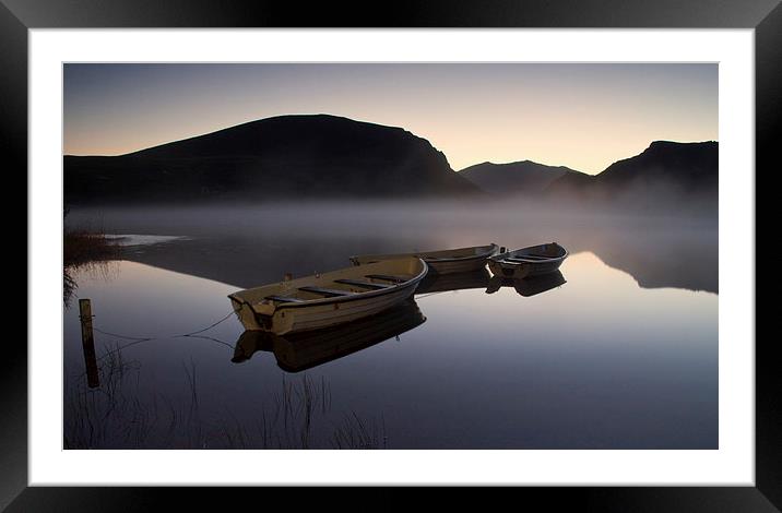  Llyn Nantlle Framed Mounted Print by Rory Trappe