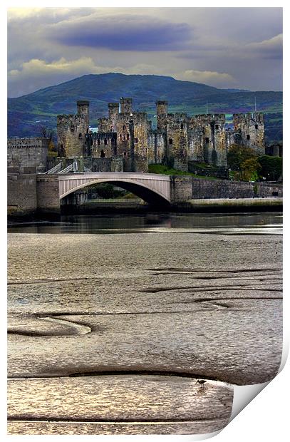 Conwy Castle Print by Jim kernan