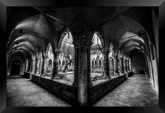  Cloisters Here, Cloisters There, Cloisters Everyw Framed Print by Russell Cram
