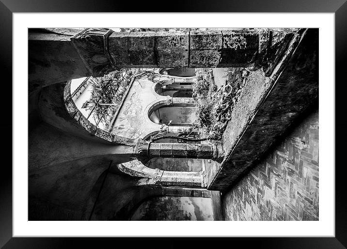  Cloisters of San Francesco Framed Mounted Print by Russell Cram