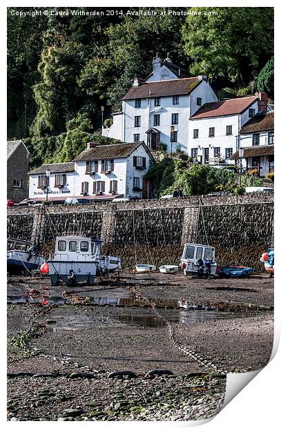  Lynmouth Print by Laura Witherden