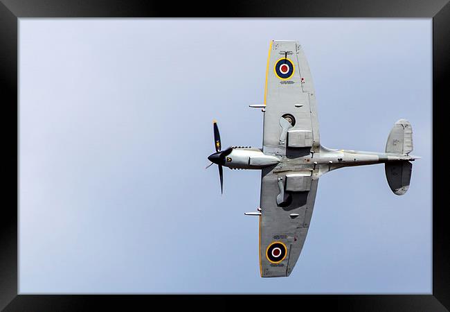  Spitfire pass Framed Print by Gregory Culley