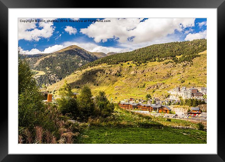 Hotel Nordic Andorra  Framed Mounted Print by colin chalkley